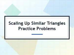 Mastering the Art of Scaling Similar Triangles