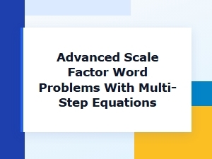 Crafting Multi-Step Scale Factor Equations